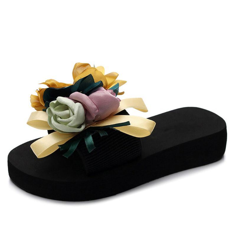 Dames Bloemen Decor Antislip Strandslippers Slippers