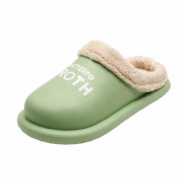 Dames Comfortabele Winter Warme Waterdichte Pluche Indoor Slippers