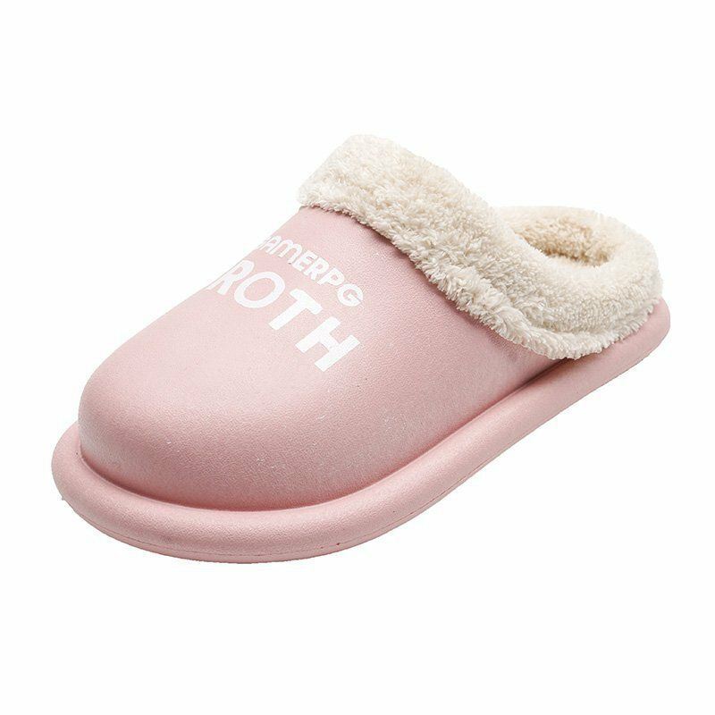 Dames Comfortabele Winter Warme Waterdichte Pluche Indoor Slippers