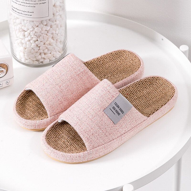 Dames Comfy Open Teen Effen Kleur Thuis Slippers