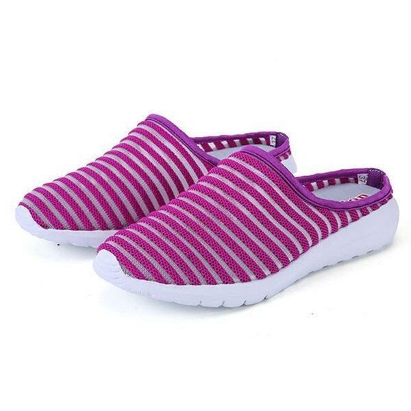 Dames Mesh Ademende Casual Hollow Out Zomer Slipper Sandalen