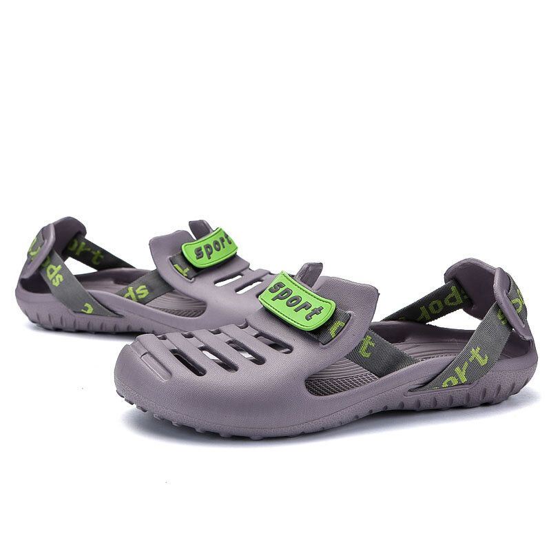 Heren Ademend Antislip Uitgehold Waterdicht Gesloten Teen Casual Strandslippers