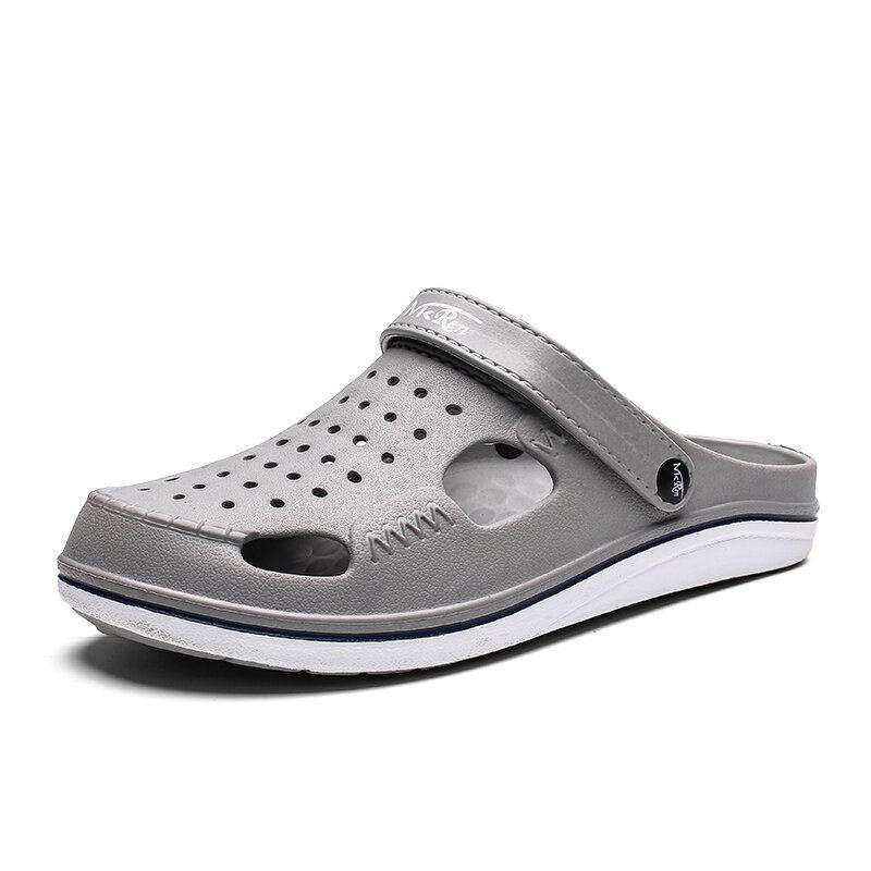 Heren Antislip Ademend Uitgehold Waterdicht Gesloten Teen Casual Strandslippers