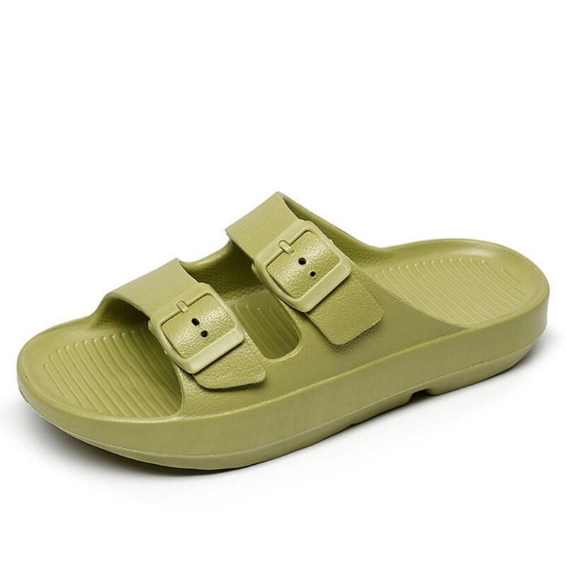 Heren Badkamer Antislip Gesp Slip Op Zachte Zolen Outdoor Slippers