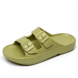 Heren Badkamer Antislip Gesp Slip Op Zachte Zolen Outdoor Slippers