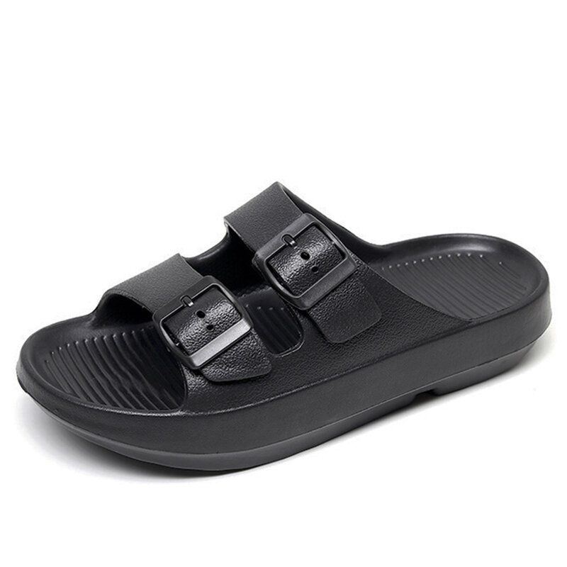 Heren Badkamer Antislip Gesp Slip Op Zachte Zolen Outdoor Slippers