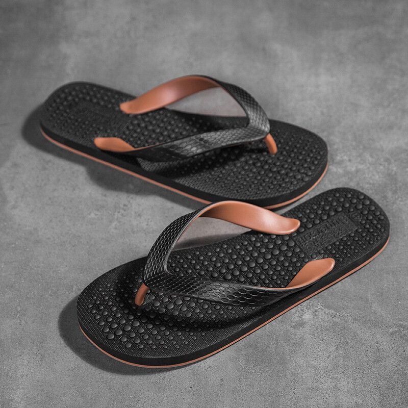 Heren Casual Flip-flop Massage Deeltjes Thuis Slippers