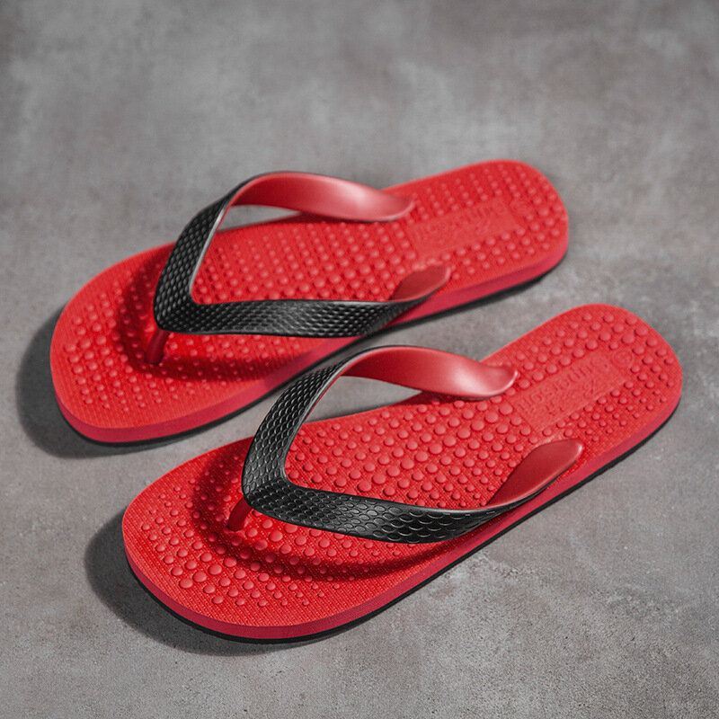 Heren Casual Flip-flop Massage Deeltjes Thuis Slippers