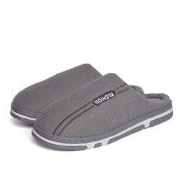 Heren Katoenen Doek Antislip Warm Soft Home Slippers