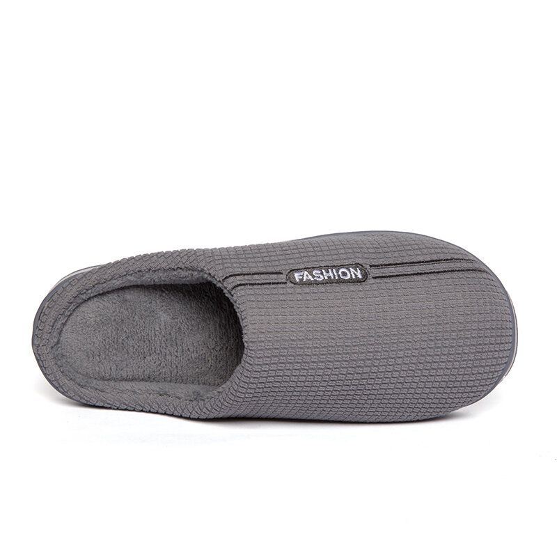 Heren Katoenen Doek Antislip Warm Soft Home Slippers