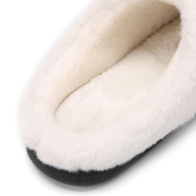 Heren Lamswol Zachte Zool Antislip Plus Fluwelen Dikker Winter Warm Thuis Katoenen Slippers