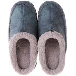 Heren Warm Gevoerde Slip On Thuis Casual Winter Slippers