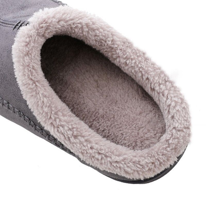 Heren Warm Gevoerde Slip On Thuis Casual Winter Slippers