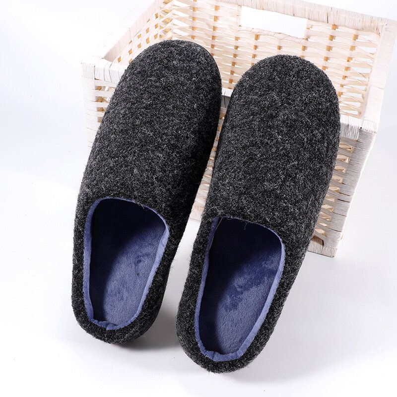 Heren Warm Pluche Zachte Zool Casual Thuis Slippers