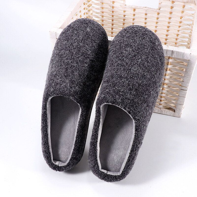 Heren Warm Pluche Zachte Zool Casual Thuis Slippers