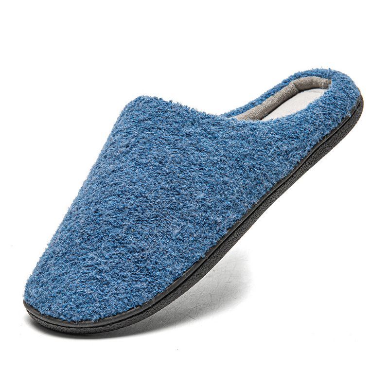 Heren Warm Pluche Zachte Zool Casual Thuis Slippers