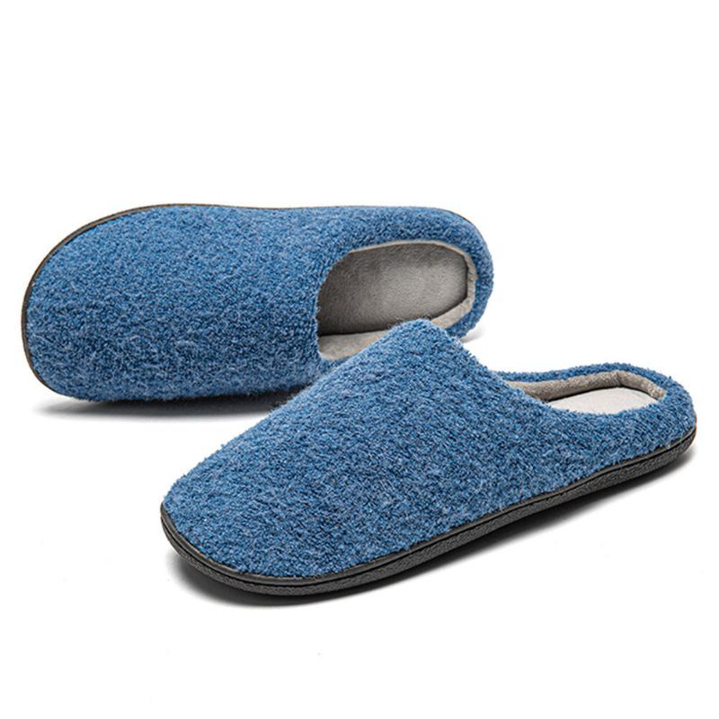 Heren Warm Pluche Zachte Zool Casual Thuis Slippers