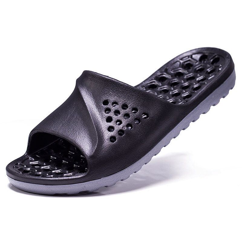 Heren Waterdicht Ademend Antislip Slijtvaste Pantoffels Met Holle En Zachte Zool