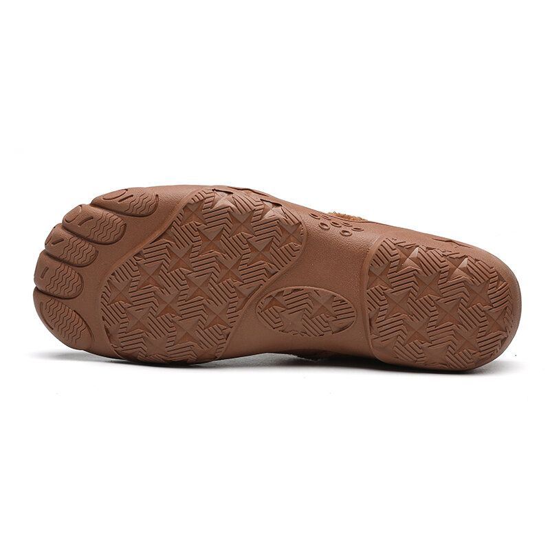 Heren Zachte Comfy Suède Antislip Warm Thuis Katoenen Pantoffels