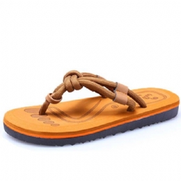 Heren Zachte Zool Clip Toe Slippers Zomer Strand Schoenen