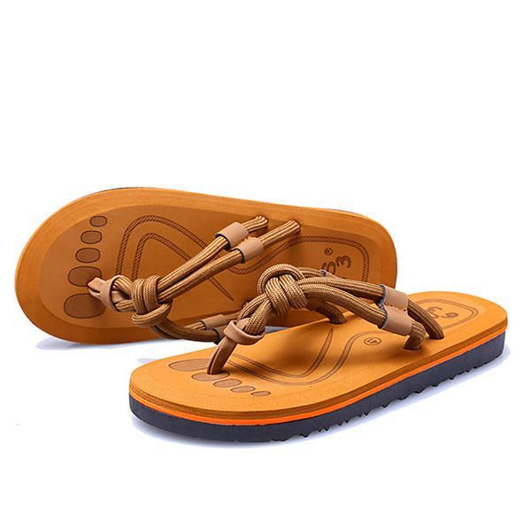 Heren Zachte Zool Clip Toe Slippers Zomer Strand Schoenen