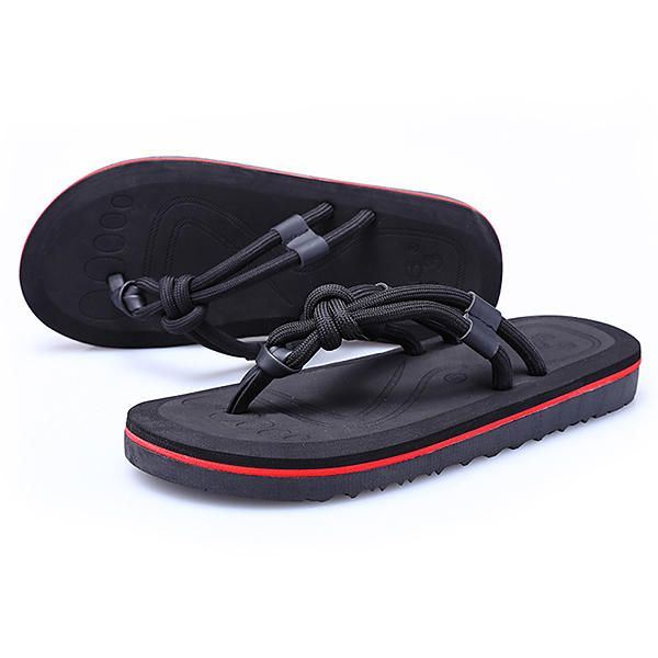 Heren Zachte Zool Clip Toe Slippers Zomer Strand Schoenen