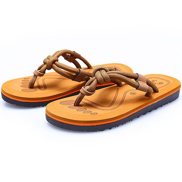 Heren Zachte Zool Clip Toe Slippers Zomer Strand Schoenen