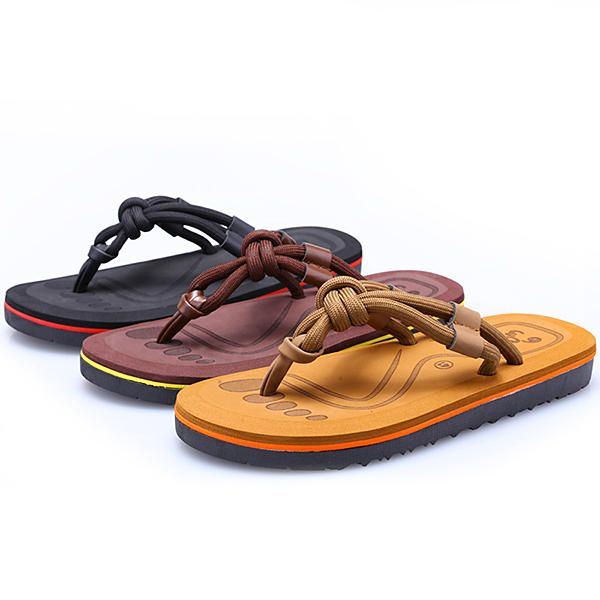 Heren Zachte Zool Clip Toe Slippers Zomer Strand Schoenen