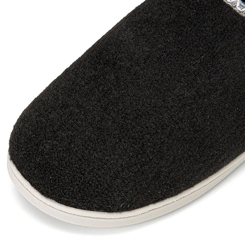 Heren Zachte Zool Ronde Kop Antislip Dikker Warme Thuis Winter Slippers