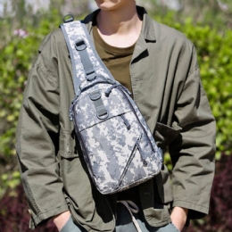 Heren Camouflage Multi-carry Tactical Vissen Reizen Outdoor Borsttas Schoudertas