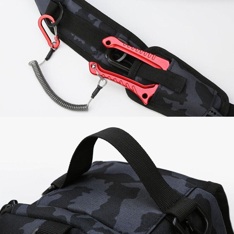 Heren Camouflage Multi-carry Tactical Vissen Reizen Outdoor Borsttas Schoudertas