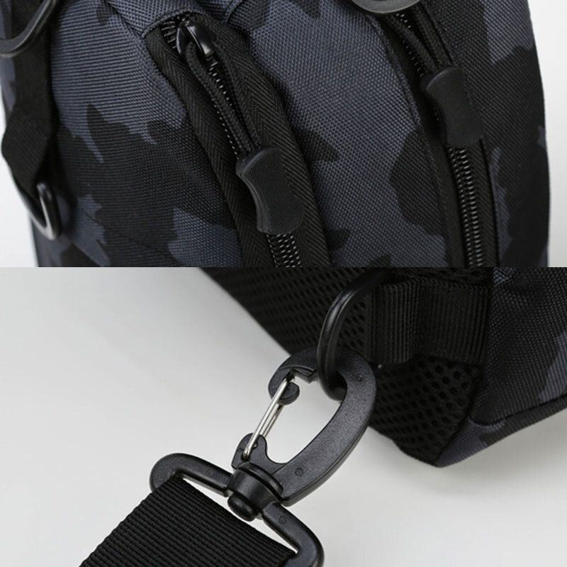 Heren Camouflage Multi-carry Tactical Vissen Reizen Outdoor Borsttas Schoudertas