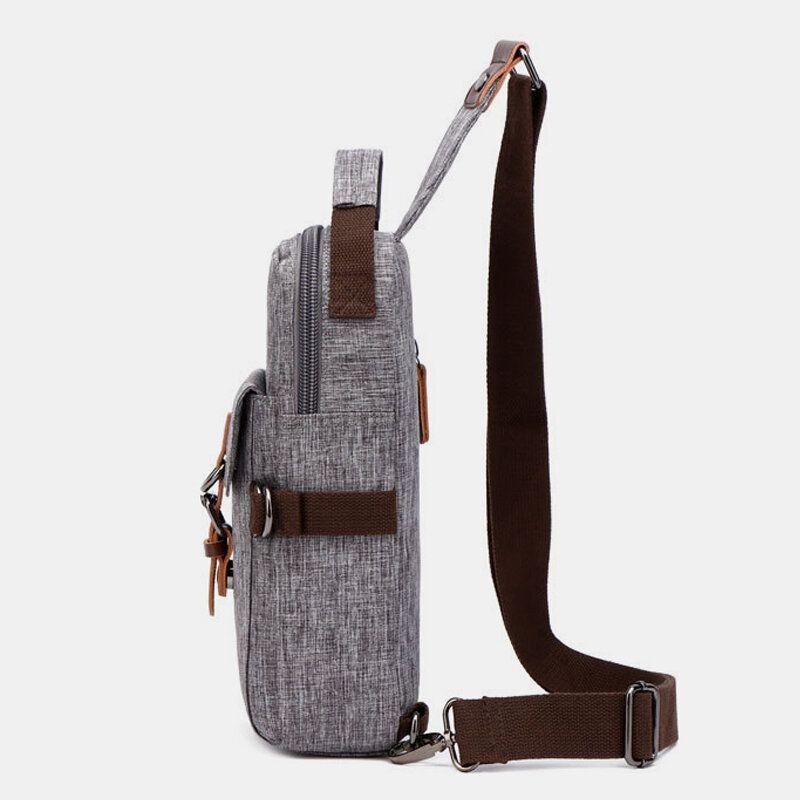 Heren Grote Capaciteit Waterdichte Anti-diefstal Outdoor Casual Crossbody Tassen Borsttas Schoudertas