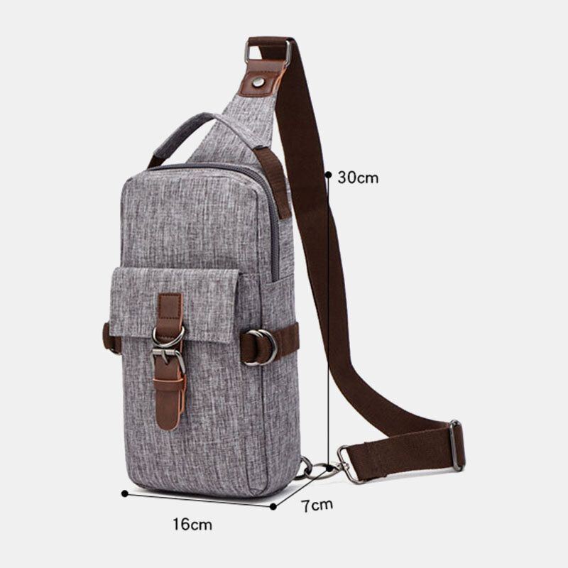 Heren Grote Capaciteit Waterdichte Anti-diefstal Outdoor Casual Crossbody Tassen Borsttas Schoudertas