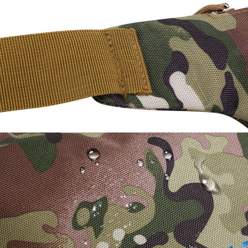 Heren Nylon Multi-carry Multi-pocket Outdoor Tactische Camouflage Rijden Heuptas Schoudertas Borsttas