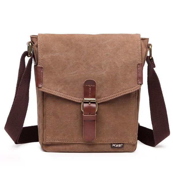 Canvas Leisure Schoudertas Messenger Bag Voor Heren