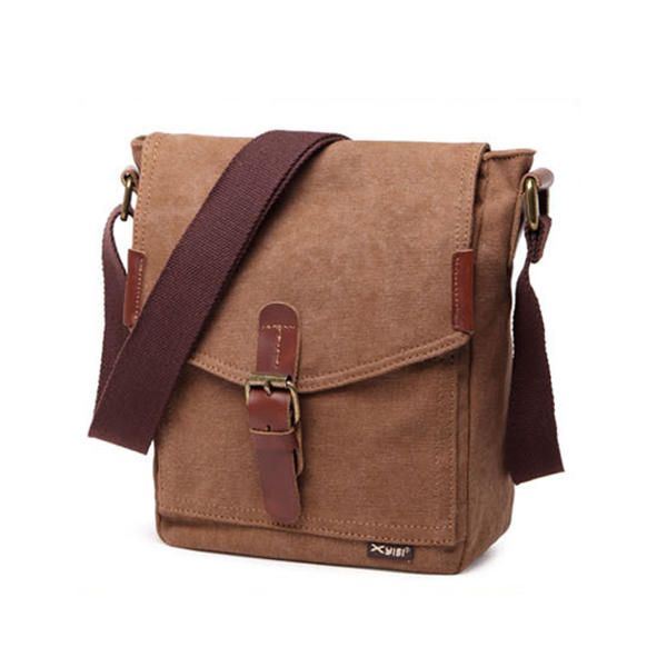 Canvas Leisure Schoudertas Messenger Bag Voor Heren