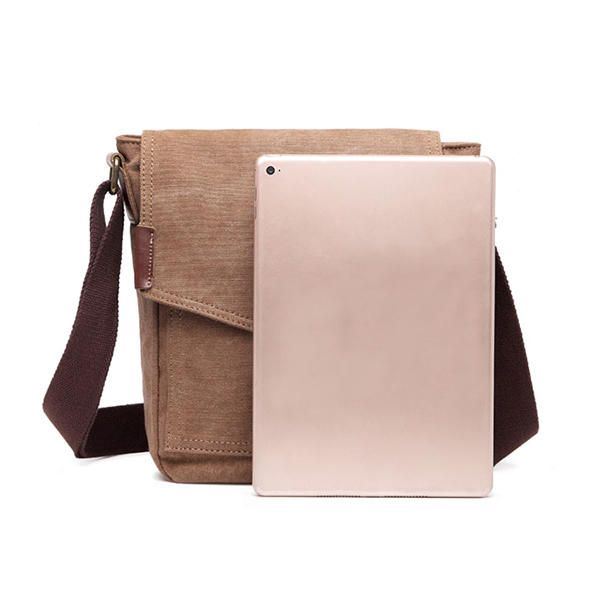 Canvas Leisure Schoudertas Messenger Bag Voor Heren