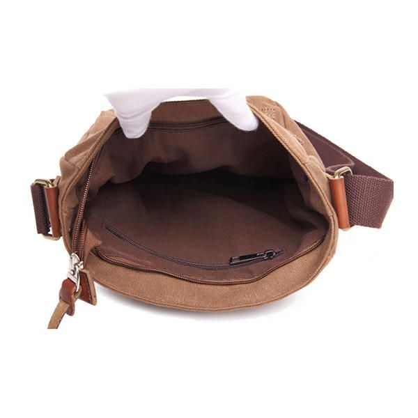 Canvas Leisure Schoudertas Messenger Bag Voor Heren