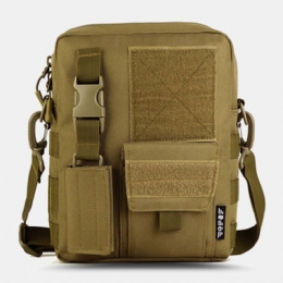 Heren Camo Patroon Multifunctionele Grote Capaciteit Outdoor Reizen Tactische Tas Crossbody Tas Schoudertas Vierkante Tas