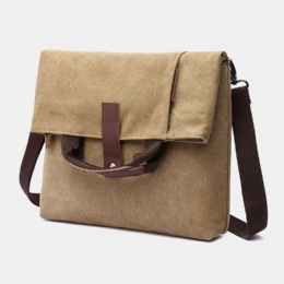 Heren Canvas Anti-diefstal Waterbestendig Vintage Messenger Bag Schoudertas Crossbody Tas Handtas