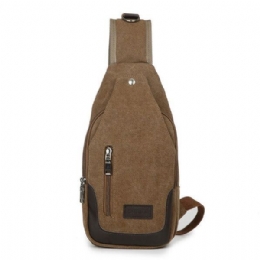 Heren Canvas Vrijetijdstas Crossbodytas Outdoor Reizen Multifunctioneel Ipad-pakket