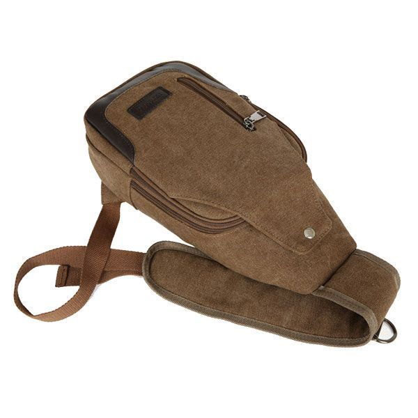 Heren Canvas Vrijetijdstas Crossbodytas Outdoor Reizen Multifunctioneel Ipad-pakket