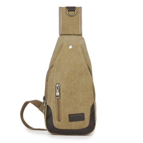 Heren Canvas Vrijetijdstas Crossbodytas Outdoor Reizen Multifunctioneel Ipad-pakket