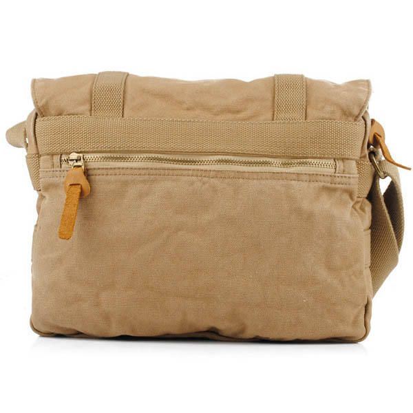 Heren Casual Canvas Koeienhuid Grote Crossbody Schoudertas