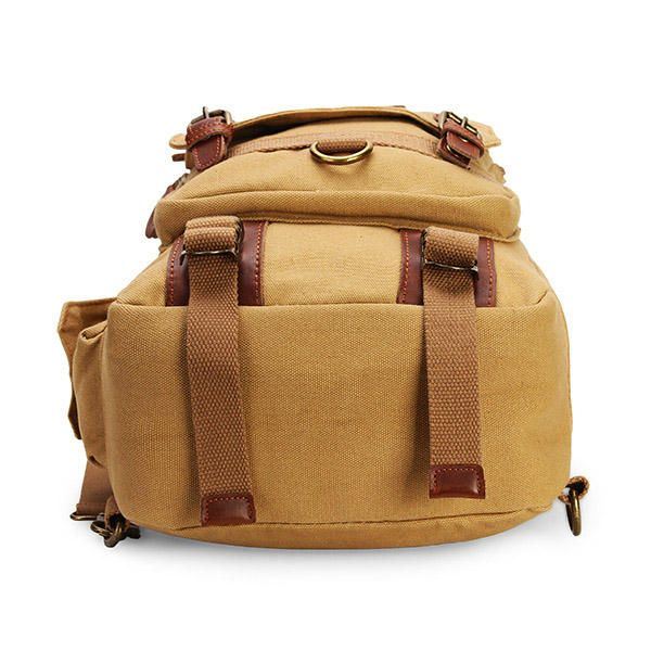 Heren Casual Canvas Outdoor Sport Schouder Ipad Borst Crossbody Tas