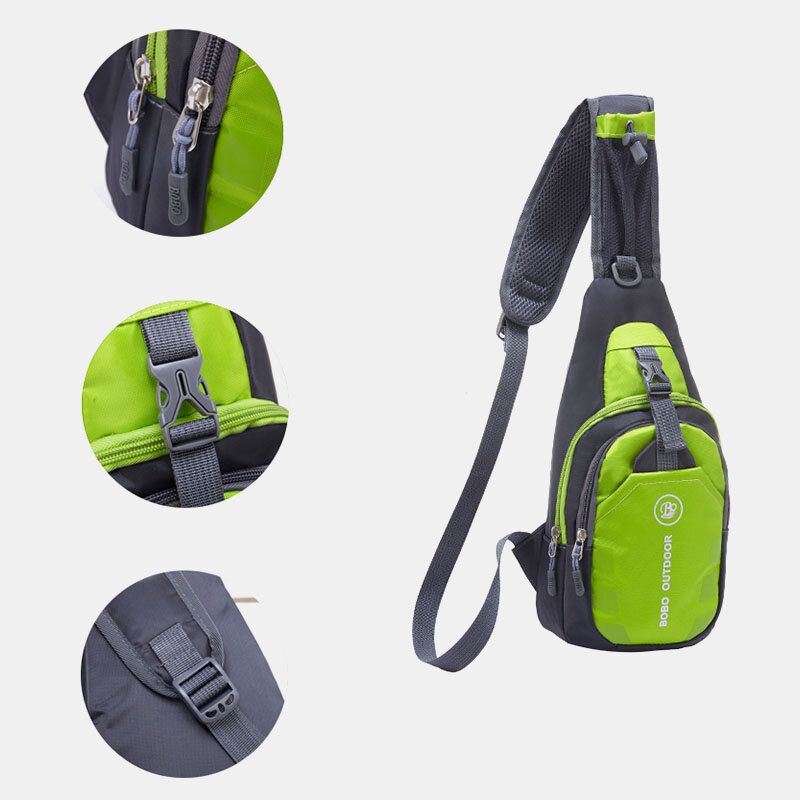 Heren Dames Nylon Crossbody Tas Borsttas Voor Outdoor