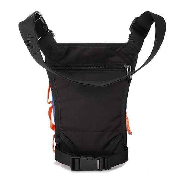 Heren Dames Nylon Drop Beenzak Motorrijden Sport Riem Taille Fanny Pack Crossbody Schoudertas: