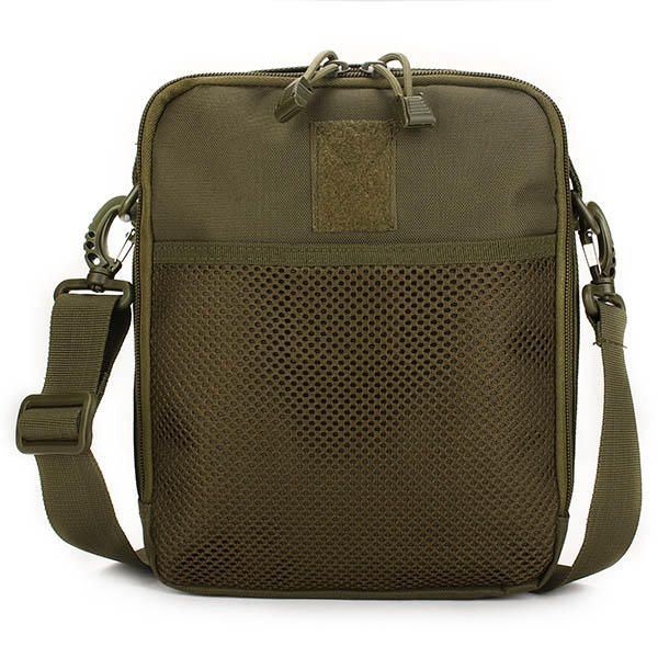 Heren Dames Nylon Sport Outdoor Tactische Leger Ipad Schouder Crossbody Tas