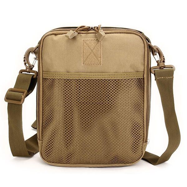 Heren Dames Nylon Sport Outdoor Tactische Leger Ipad Schouder Crossbody Tas